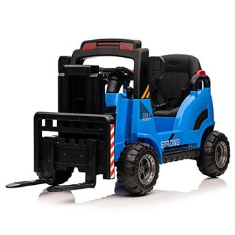 12V Kids Ride-On Forklift with Remote & Liftable Fork, 2 Speeds