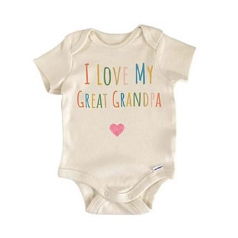 I Love My Great Grandpa Newborn Baby Onesie®