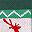 Green And Red Reindeer