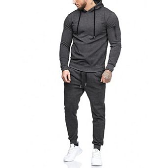 COOFANDY Men's Tracksuit 2 pc Hooded Athletic Sweatsuits Casual Running Jogging Sport Suit Sets