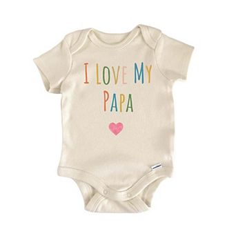 I Love My Papa Newborn Baby Onesie®