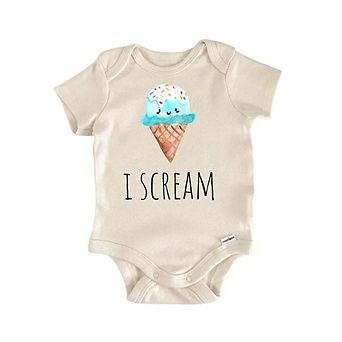 Ice Cream Summer Newborn Baby Onesie®