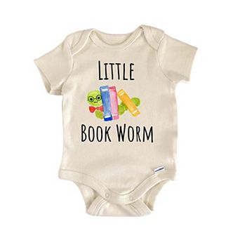 Little Bookworm Library Book Reader Baby Gift Baby Onesie®