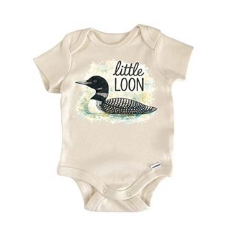 Little Loon Bird Watching Infant Gift Baby Onesie®