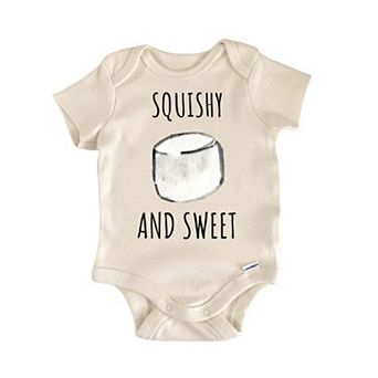 Marshmellow Smore Campfire Snack Baby Gift Baby Onesie®