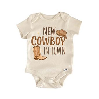 New Cowboy In Town Newborn Baby Onesie®