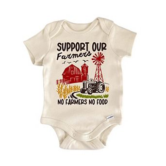No Farmers No Food Newborn Baby Onesie®