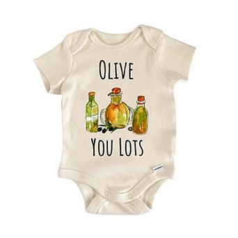 Olive Oil Vegetable Italian Foodie Baby Gift Baby Onesie®