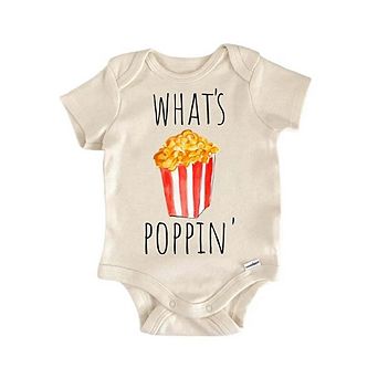 Popcorn Movie Night Newborn Baby Onesie®