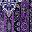 Purple Blue Floral