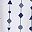 White Navy Geometric