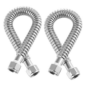 VEVOR Water Heater Kit, 18 Inch Length Water Heater Flex Connector, with 3/4" FIP x 3/4" FIP Inlet