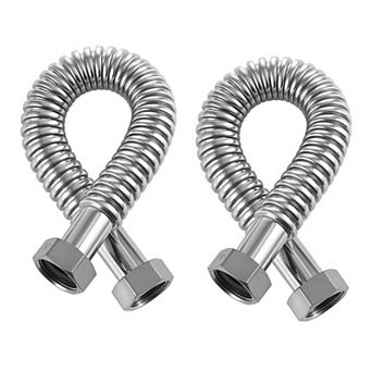 VEVOR Water Heater Kit, 18 Inch Length Water Heater Flex Connector, with 1" FIP x 1" FIP Inlet