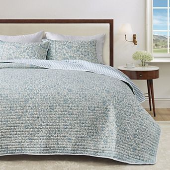 Madelinen® Floral Quilt Set with Shams