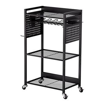 VEVOR 4 tier Tool Organizer Cart, 150 lbs Load Capacity