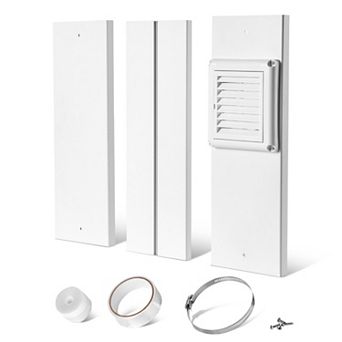 VEVOR Dryer Vent Window Kit, Fits 4 in Exhaust Hoses,for Adapts Sliding Windows of Different Heights