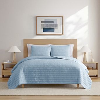 Swift Home Ultra Soft Crinkle Quilt Set