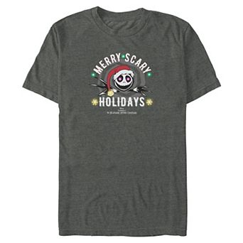 Big & Tall Disney's Jack Skellington Merry Scary Holidays Graphic Tee