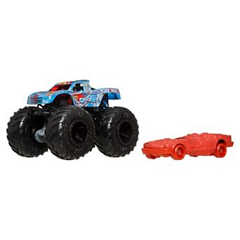 Mattel Hot Wheels Monster Truck & Car 1:64 Scale Die-Cast 2 pc - Styles May Vary