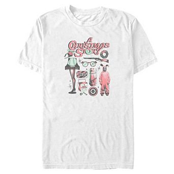 Big & Tall A Christmas Story Icons Graphic Tee