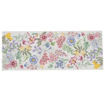 Lenox Butterfly Meadow Garden Embroidered Table Runner