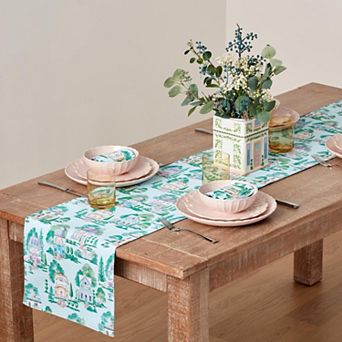 Lenox Spice Village Allover Table Runner