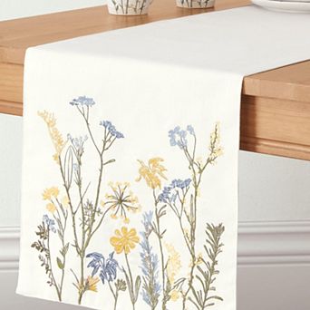 Lenox Wildflowers Border Table Runner