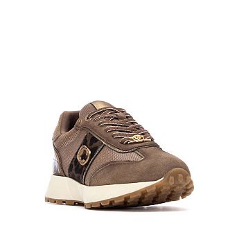 Women's Suede Lace-Up Sneakers Carmela Collection By XTI 162702