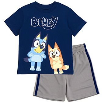 Bluey Athletic Mesh 2 pc T-Shirt and Shorts Set