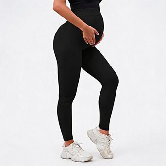 Women's Maternity Over-the-Belly Full-Length Leggings