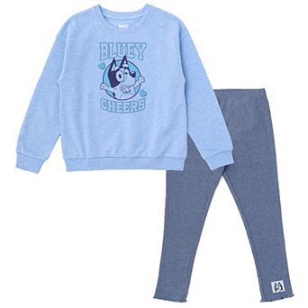 Bluey Sweatshirt and Ribbed Leggings Set