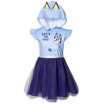 Bluey Cosplay Hooded Dress