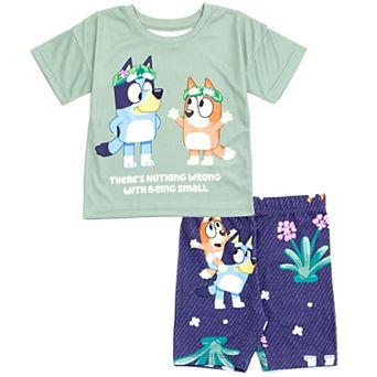Bluey 2 pc T-Shirt and Bike Shorts Set