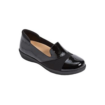 Comfortview Women's The Annete Bunion Friendly Slip On Orthotic Flat