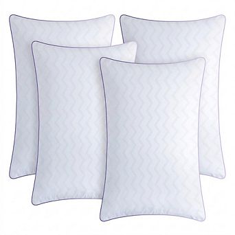 Bed Pillows Set of 4 Hotel Collection Super Soft Down Alternative for Side Sleepers