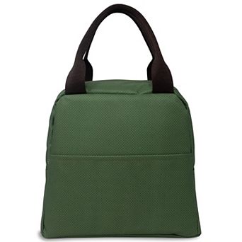 Insulated Lunch Tote Bag Large Capacity Cooler With Zipper Pockets Sturdy Handles