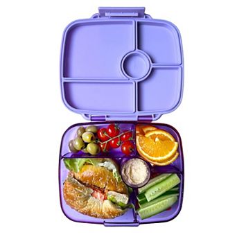 Leakproof Bento Lunch Box 5 Compartments Deep Tray Compact Lightweight Food Safe For Adults Kids