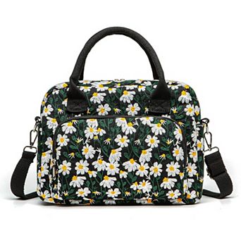 Large Insulated Leakproof Lunch Bag Reusable Tote With Shoulder Strap For Work Picnic
