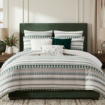 Levtex Home Pine Tree Jacquard Comforter Set with Shams