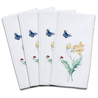Lenox Butterfly Meadow 4 pc 19" x 19" Napkin Set