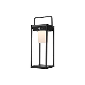 Techko Solar Premium Large Metal LED Core Lantern with USB Charging