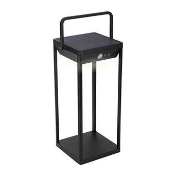 Techko Solar Premium Large Metal Lantern with USB Charging