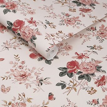 Sophie Allport Vintage Rose Floral Wallpaper