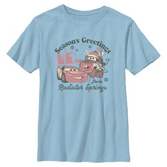 Boys 6-20 Disney / Pixar's Cars Season's Greetings From Radiator Springs Graphic Tee