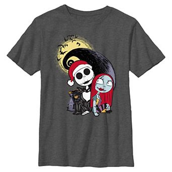 Boys 6-20 Disney's Jack Skellington & Sally Spiral Hill Graphic Tee