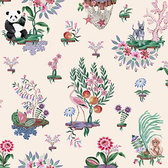 Cath Kidston Chihuahua Island Cream Wallpaper