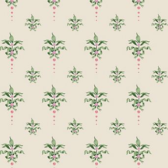 Cath Kidston Cath Crest Cream Wallpaper