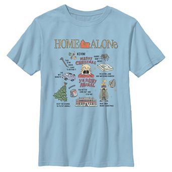 Boys 6-20 Home Alone Movie Quotes Graphic Tee