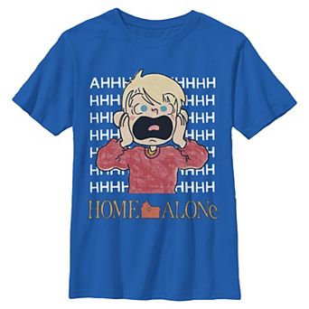 Boys 6-20 Home Alone Kevin McCallister Screaming Graphic Tee