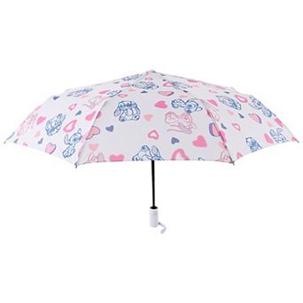 Disney's Lilo & Stitch Heart Print Compact Umbrella